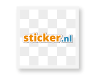 Rechtdoor Op het randje militie Rechthoekige stickers en etiketten | Sticker.nl | Beste prijs