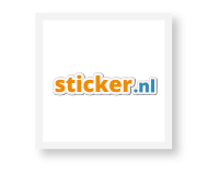 Rechtdoor Op het randje militie Rechthoekige stickers en etiketten | Sticker.nl | Beste prijs